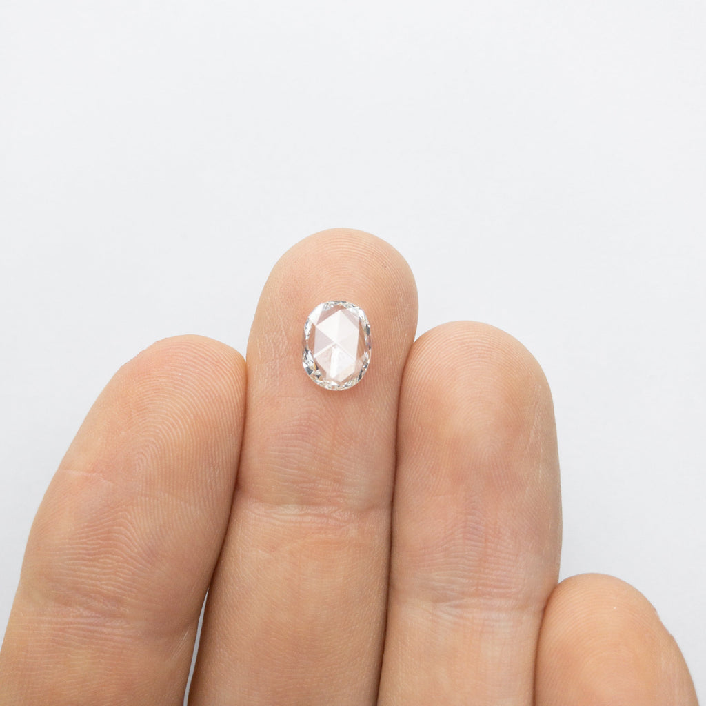 1.04ct 8.54x6.69x1.94mm VS2/SI1+ G Oval Rosecut 18038-03 - Misfit Diamonds