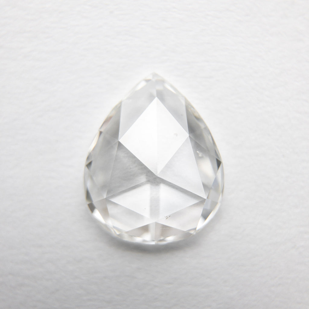 1.10ct 8.99x7.41x2.08mm SI1 G Pear Rosecut 18218-13 - Misfit Diamonds