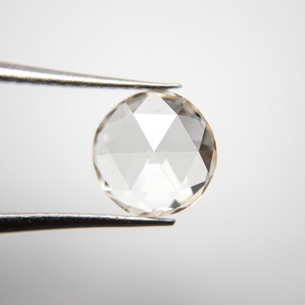 1.25ct 7.71x7.49x2.41mm SI1 Champagne Round Rosecut 18284-04 - Misfit Diamonds