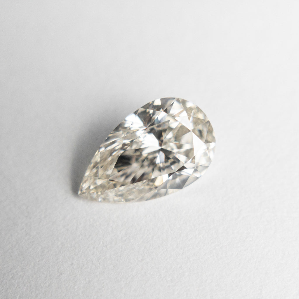 1.00ct 9.04x5.51x3.20mm Pear Brilliant 18436-04 - Misfit Diamonds