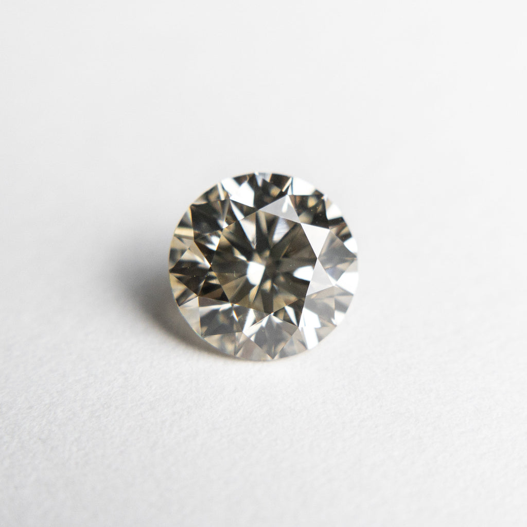 1.09ct 6.57x6.53x4.10mm VS Champagne Round Brilliant 18438-02 - Misfit Diamonds