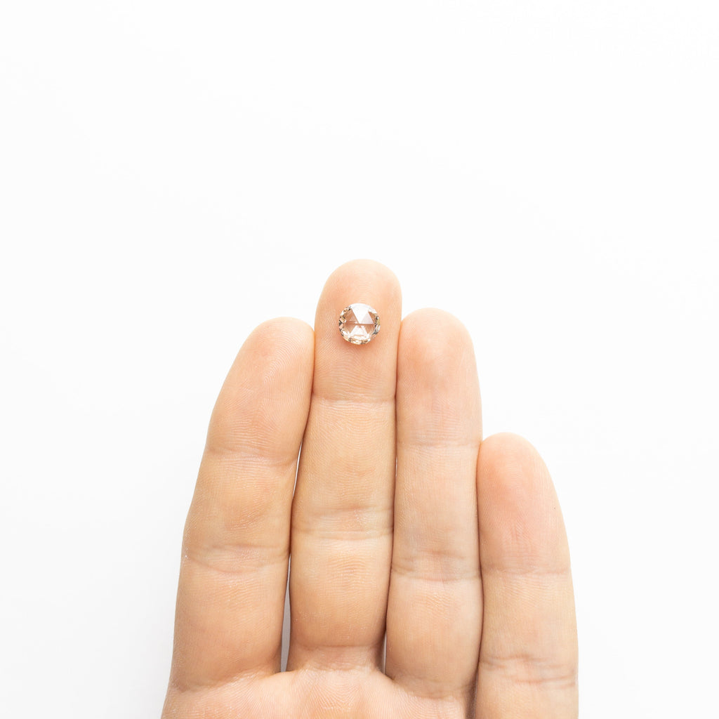 1.36ct 7.93x7.78x2.68mm SI2/SI3 Round Rosecut 18471-01 - Misfit Diamonds