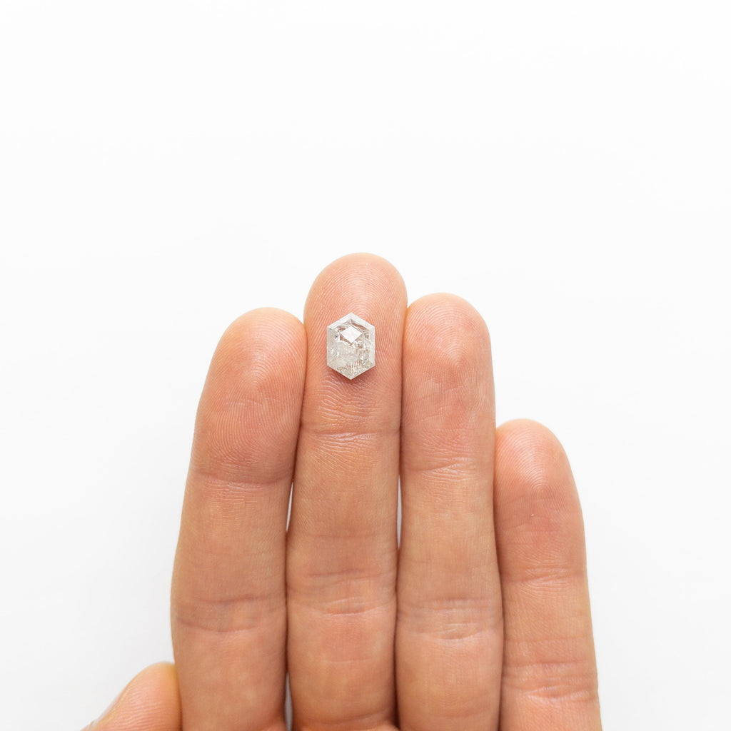 3.01ct 10.36x7.44x4.78mm Hexagon Double Cut 18553-09 - Misfit Diamonds