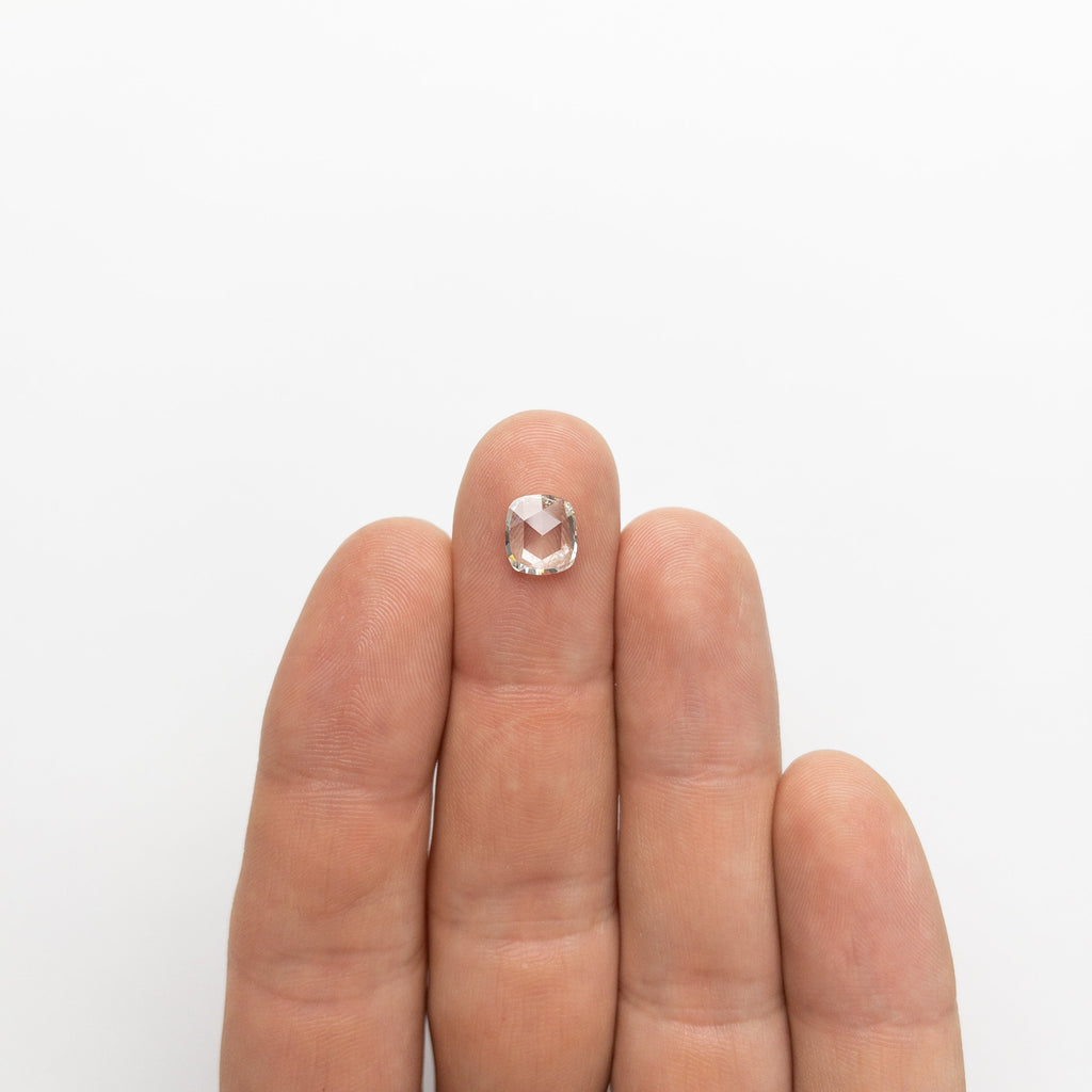 1.16ct 8.08x7.24x1.94mm VS2 K Cushion Rosecut - Misfit Diamonds