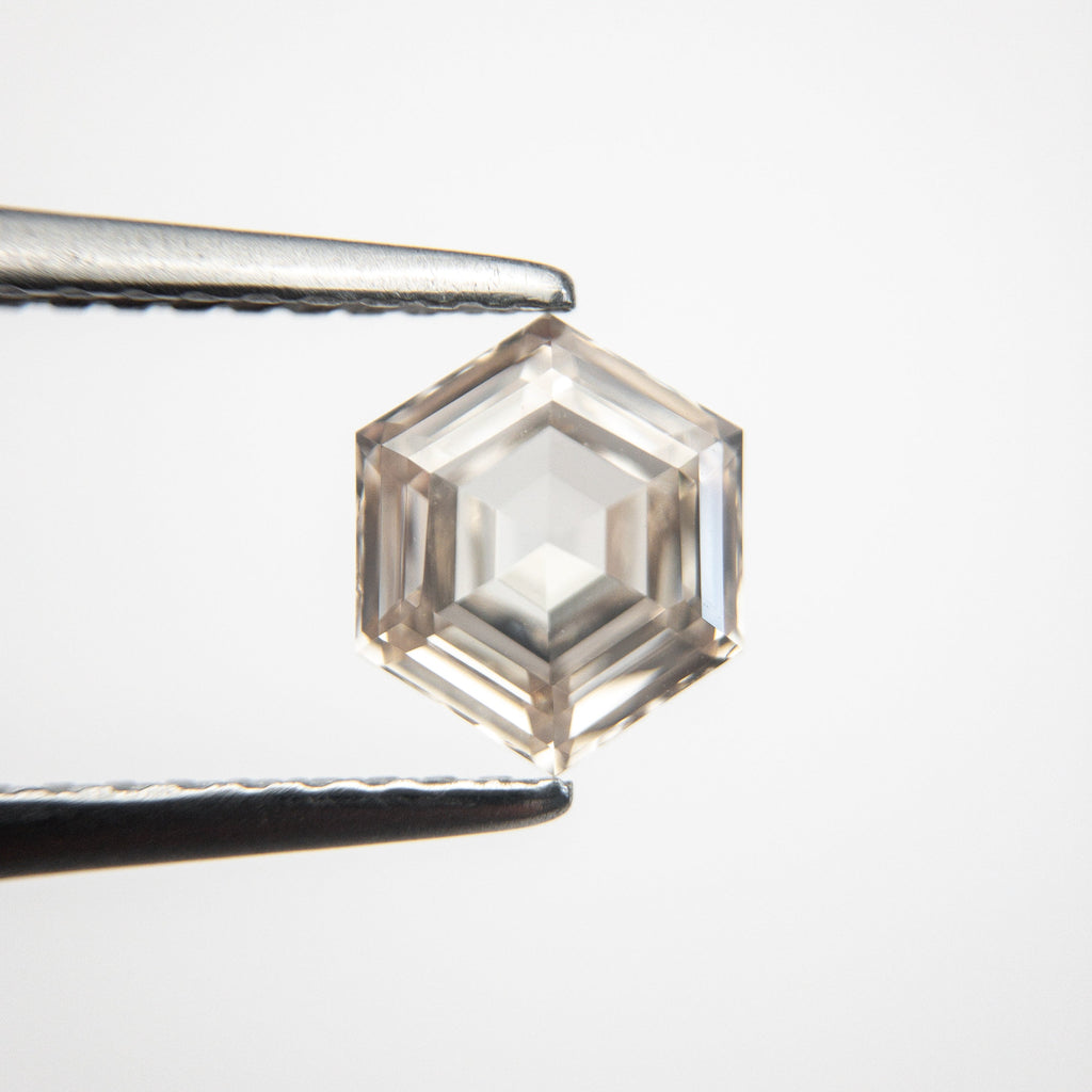 1.00ct 7.12x5.92x3.00mm Hexagon Rosecut 18804-03 - Misfit Diamonds