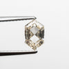 1.01ct 8.35x5.18x2.95mm SI2+ Champagne Hexagon Rosecut 18855-01 - Misfit Diamonds