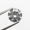 2.52ct 8.88x8.86x5.26mm SI2 Fancy Grey Round Brilliant 18867-01 - Misfit Diamonds