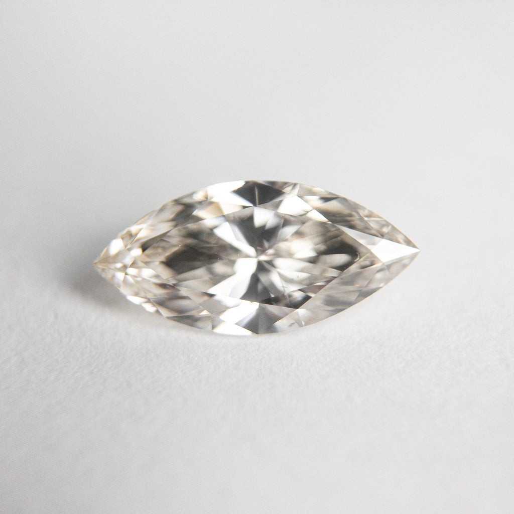 1.00ct 10.70x5.19x3.16mm VS2/SI1+ Champagne Marquise Brilliant 18892-01 - Misfit Diamonds