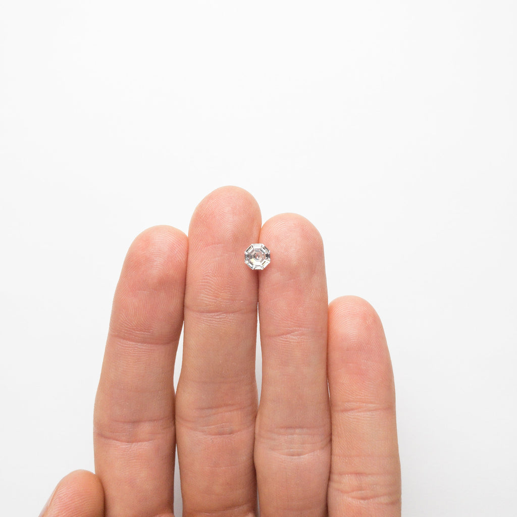0.78ct 5.84x5.82x2.89mm VS1 E Octagon Step Cut 19011-01 - Misfit Diamonds